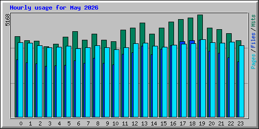 Hourly usage for May 2026